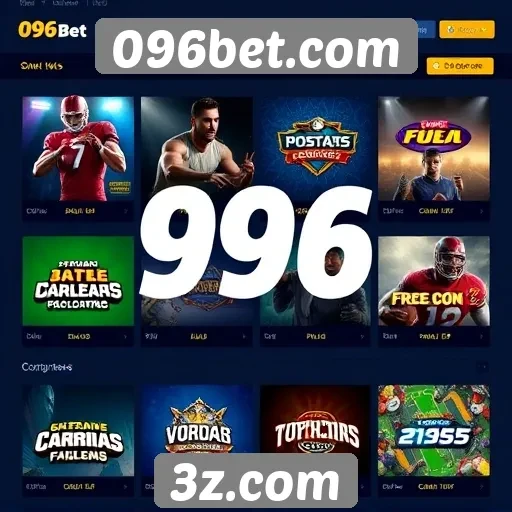 Plataforma de apostas 096bet.com oferece ampla variedade de jogos