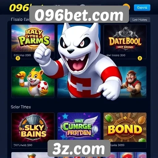 Análise da variedade de jogos disponíveis em 096bet.com