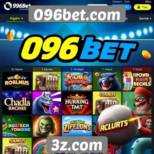 Variedade de jogos online oferecidos pela 096bet
